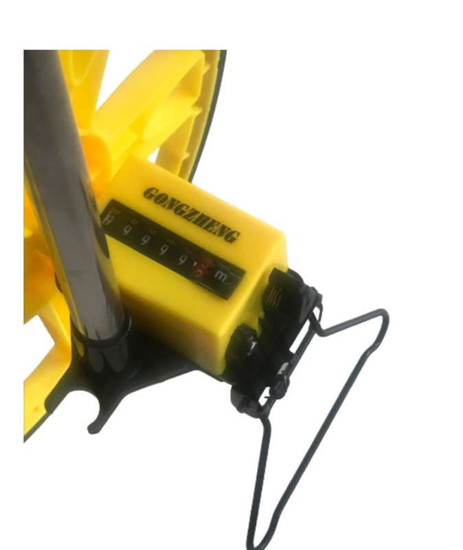 Mechanical measuring wheel