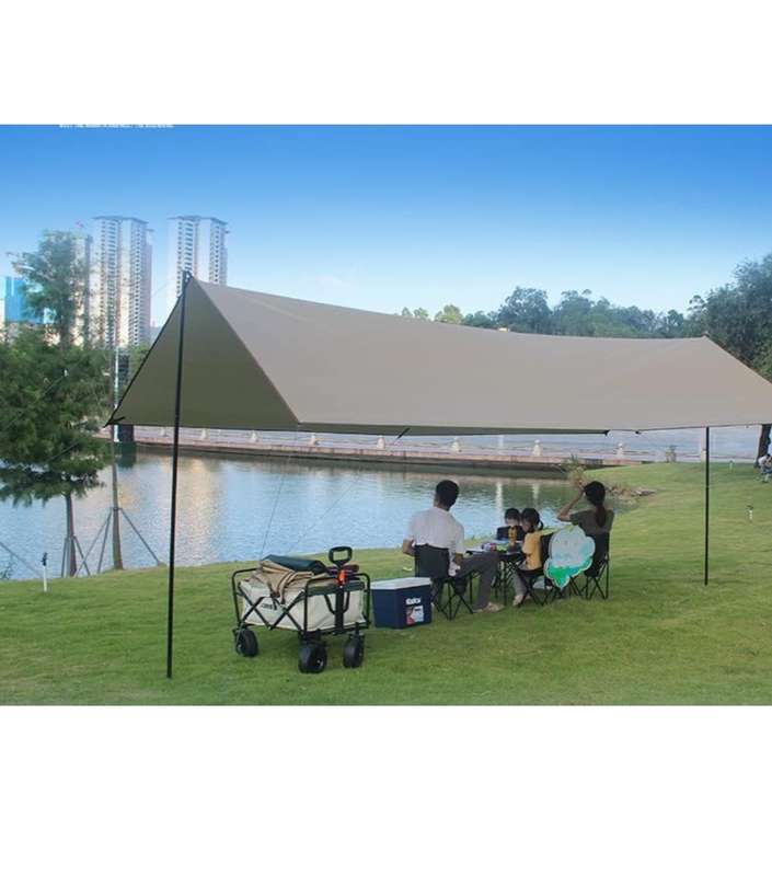 Outdoor Camping Canopy Picnic Folding Equipment Ultra-Light Camping