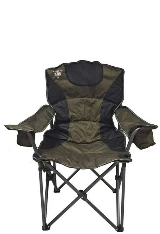 BOS - Luxury Camping Chair Brown / Black