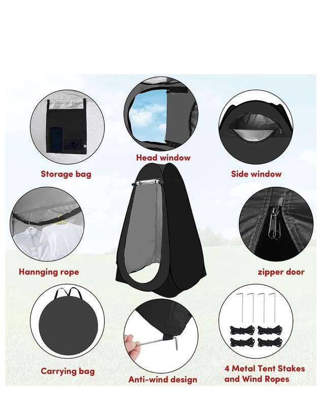 Outdoor Camping Automatic Shower Changing Tent Mobile