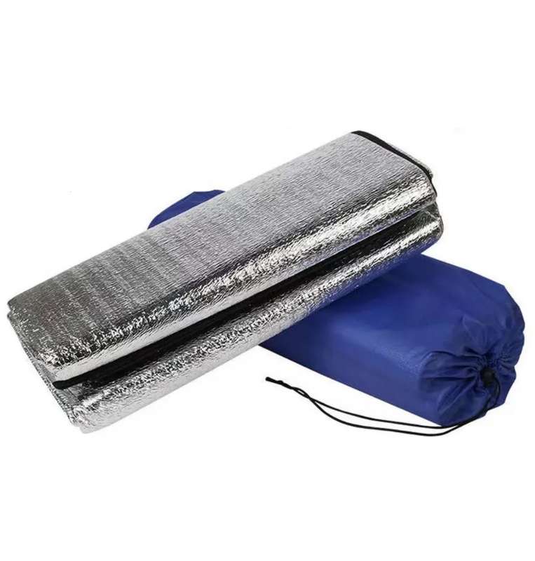 Double Sided Aluminum Film Moisture-Proof Mat, Camping Tent Floor Mat