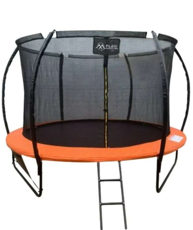 Trampoline with Enclosure Net and Curved Poles Trampoline