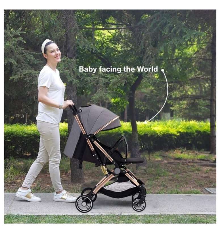Premium Convertible Stroller With Flippable Handle