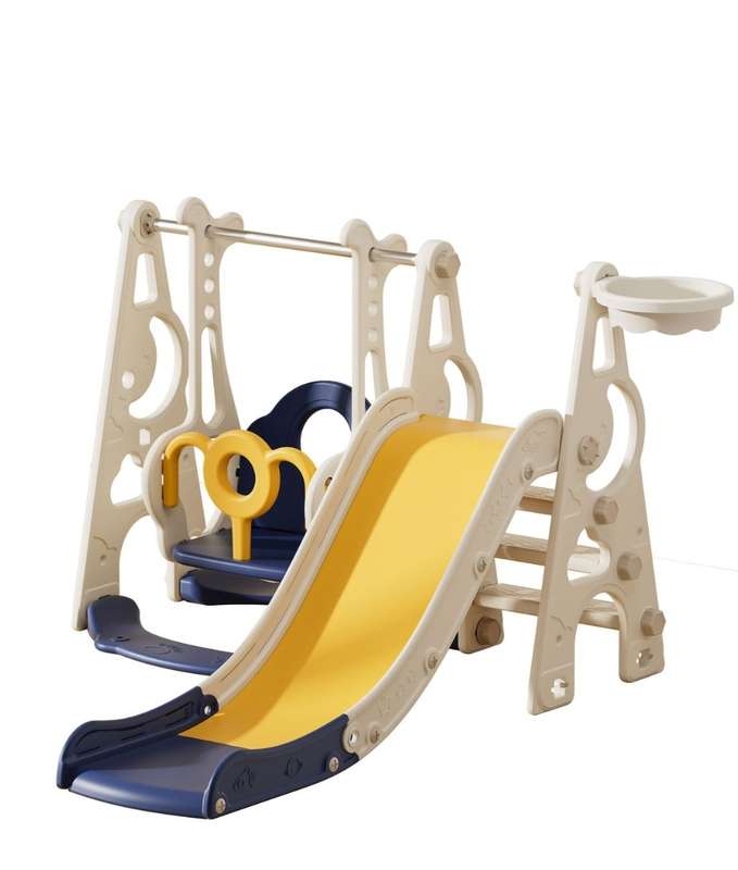 Slide and Swing Playset for Toddlers