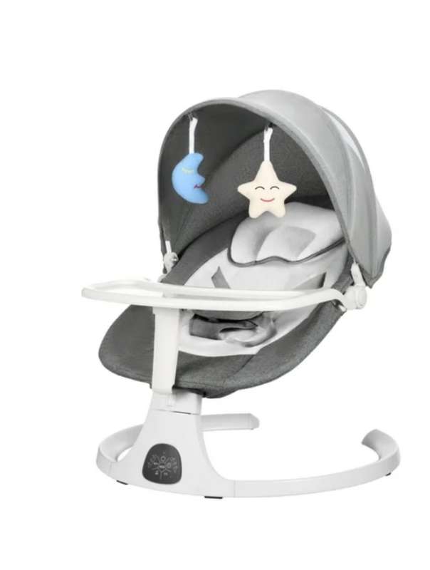 3 in 1 Smart Electric Baby Swing Chair - Grey