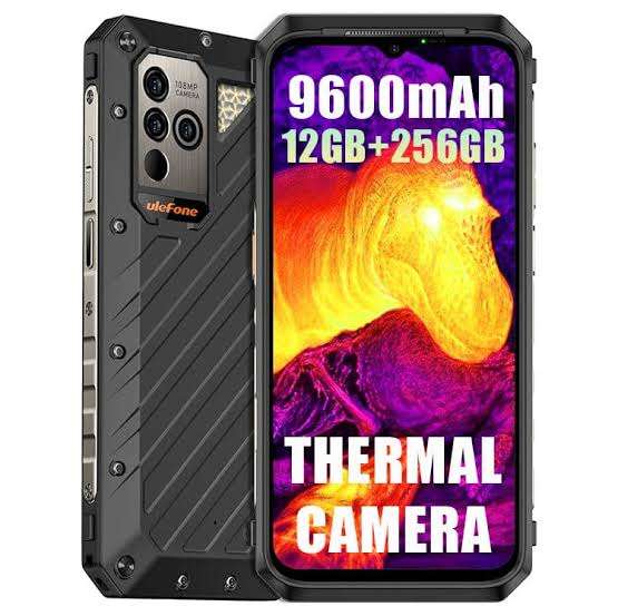Rugged Power Armor 19T, Android 12, 256GB Storage, 17GB Ram, Water Resistant, Dual Sim, Fingerprints
