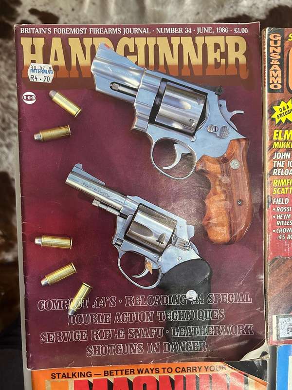 Magnum Magazines 1986, Handgunner 1986, Guns 1986,  with Guns & Ammo November 1978