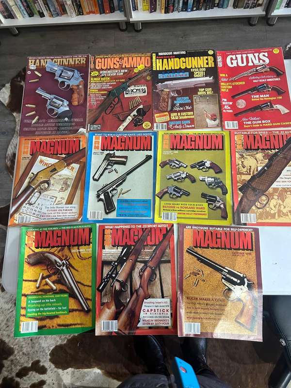 Magnum Magazines 1986, Handgunner 1986, Guns 1986,  with Guns & Ammo November 1978