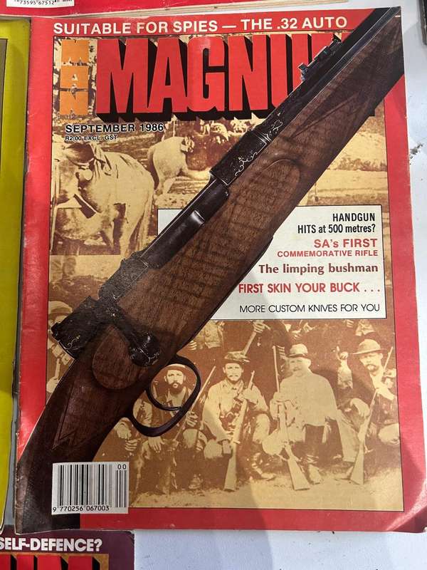 Magnum Magazines 1986, Handgunner 1986, Guns 1986,  with Guns & Ammo November 1978