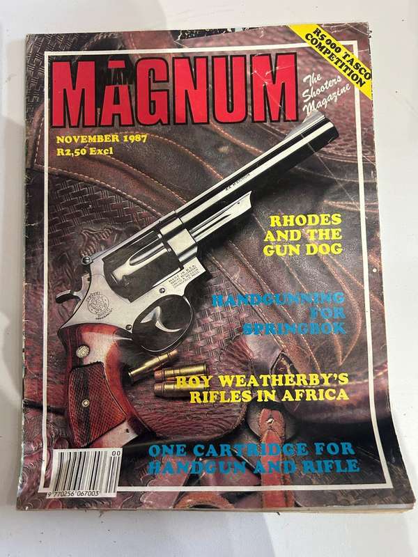 Magnum Man Magazines 1987 Jan - Sept also Dec