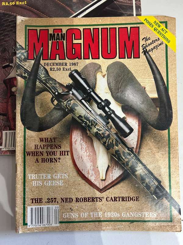 Magnum Man Magazines 1987 Jan - Sept also Dec