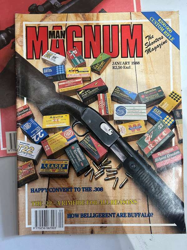 Magnum Man Magazines 1988 Jan - Sept also Dec