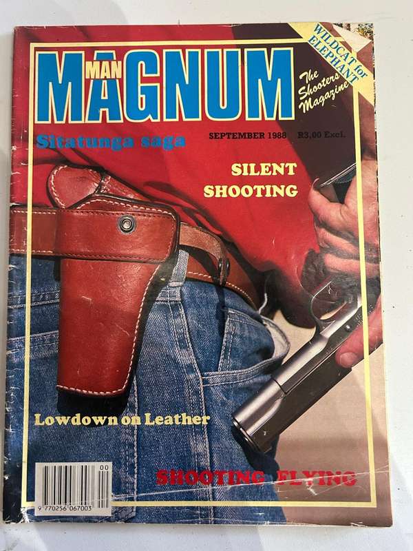 Magnum Man Magazines 1988 Jan - Sept also Dec