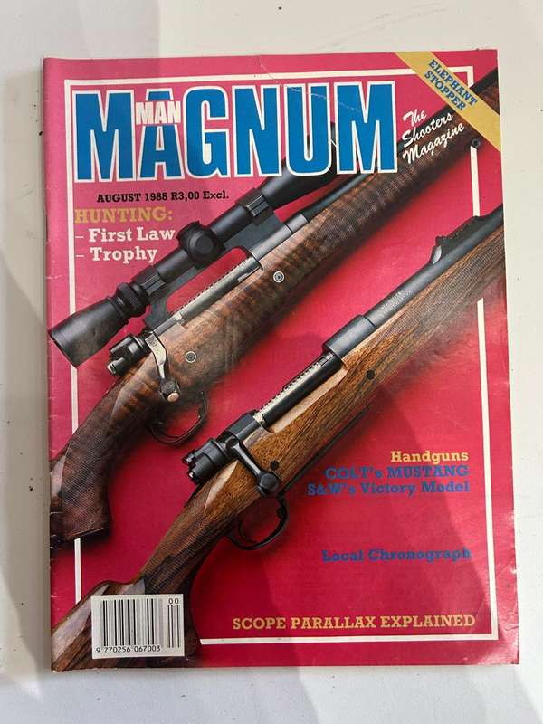 Magnum Man Magazines 1988 Jan - Sept also Dec
