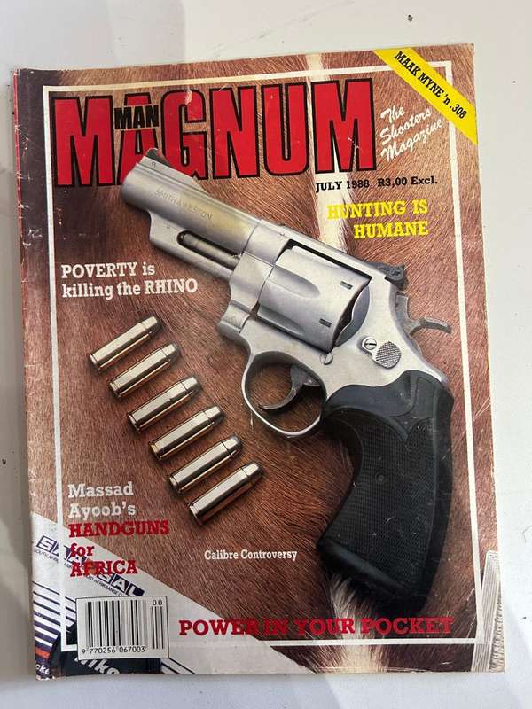Magnum Man Magazines 1988 Jan - Sept also Dec