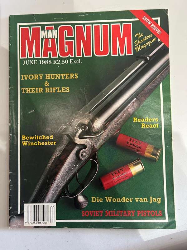 Magnum Man Magazines 1988 Jan - Sept also Dec