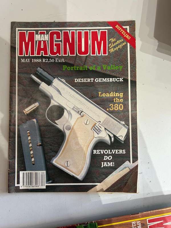 Magnum Man Magazines 1988 Jan - Sept also Dec