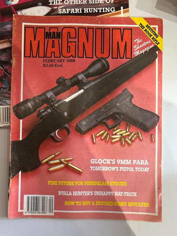 Magnum Man Magazines 1988 Jan - Sept also Dec