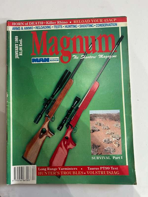 Magnum Man Magazines 1989 Jan - Sept
