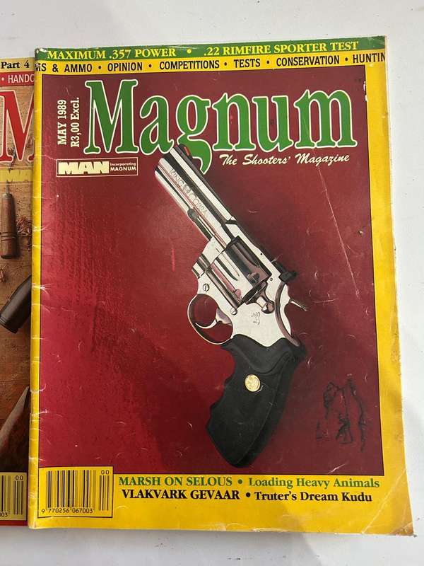 Magnum Man Magazines 1989 Jan - Sept