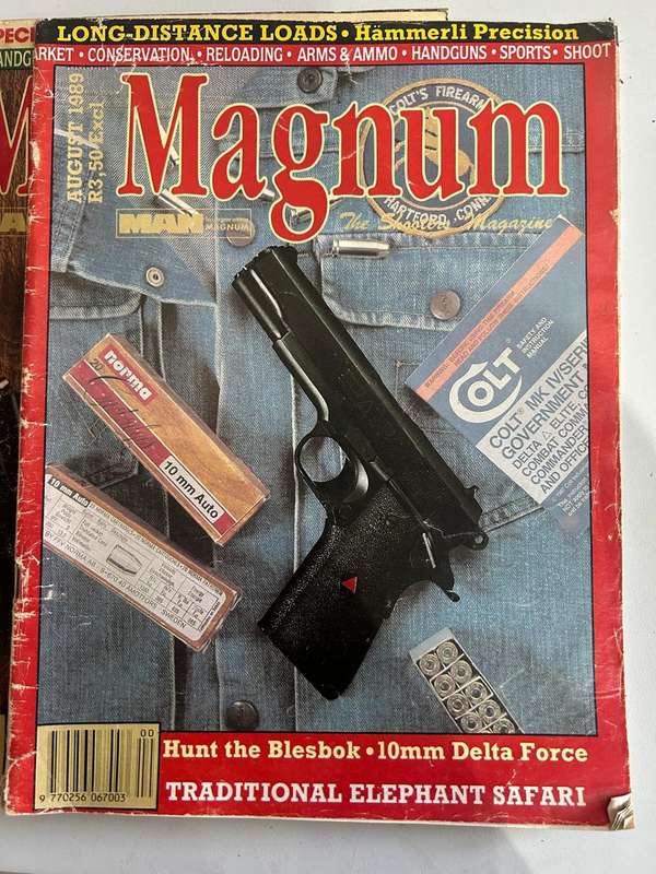 Magnum Man Magazines 1989 Jan - Sept
