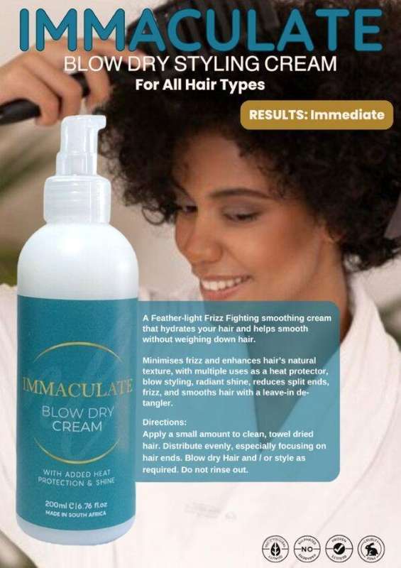 Mother's Month special with 1x 200ml Thermal Protection Spray and 1x 200ml Blow Dry Styling Cream