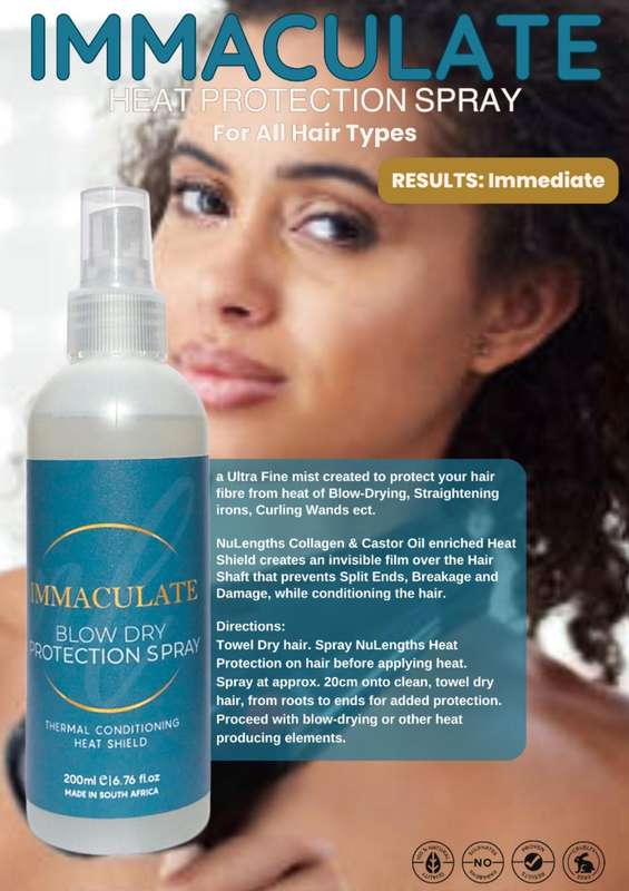 Mother's Month special with 1x 200ml Thermal Protection Spray and 1x 200ml Blow Dry Styling Cream