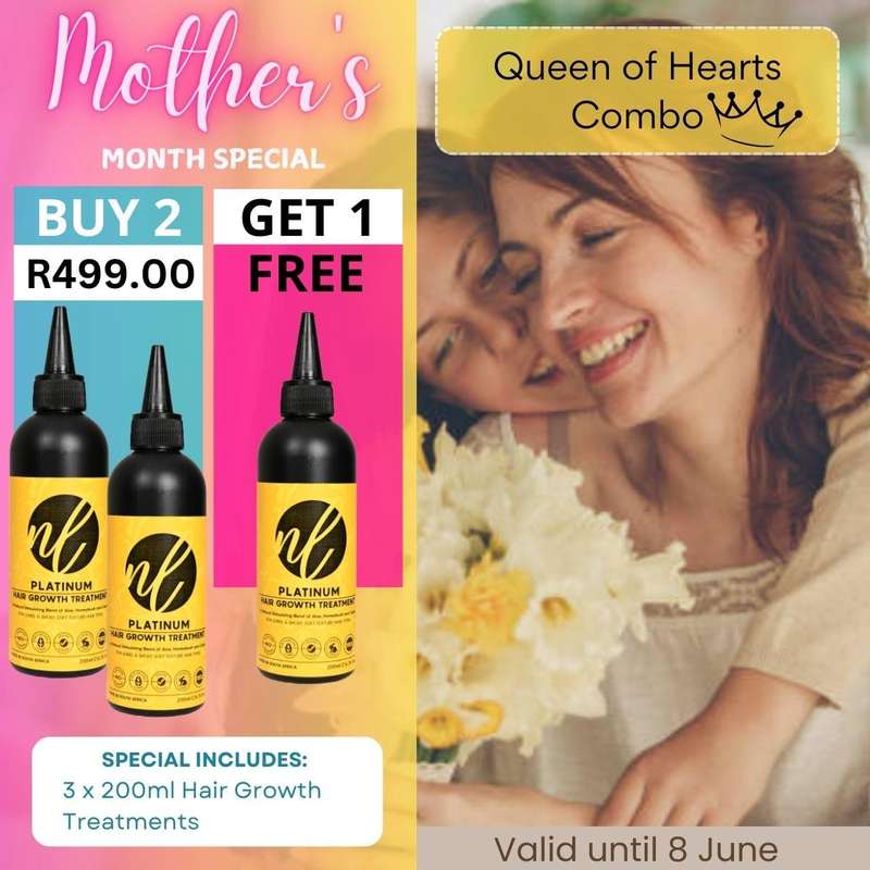 Platinum Hair Growth Treatment Buy 2 Get 1 Free