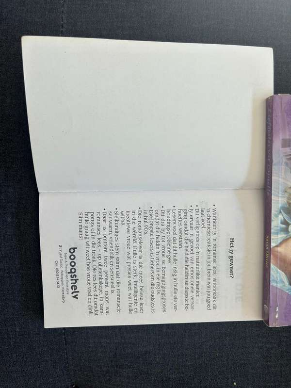 Romanza 4 verskillende boeke