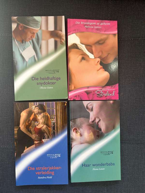 4 Mills & Boon in Afrikaans romanse