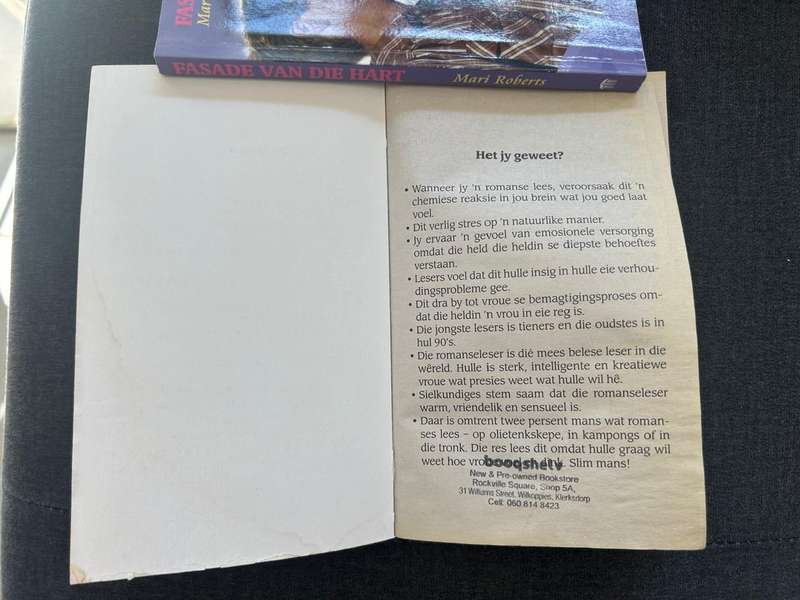 Romanza 4 verskillende boeke