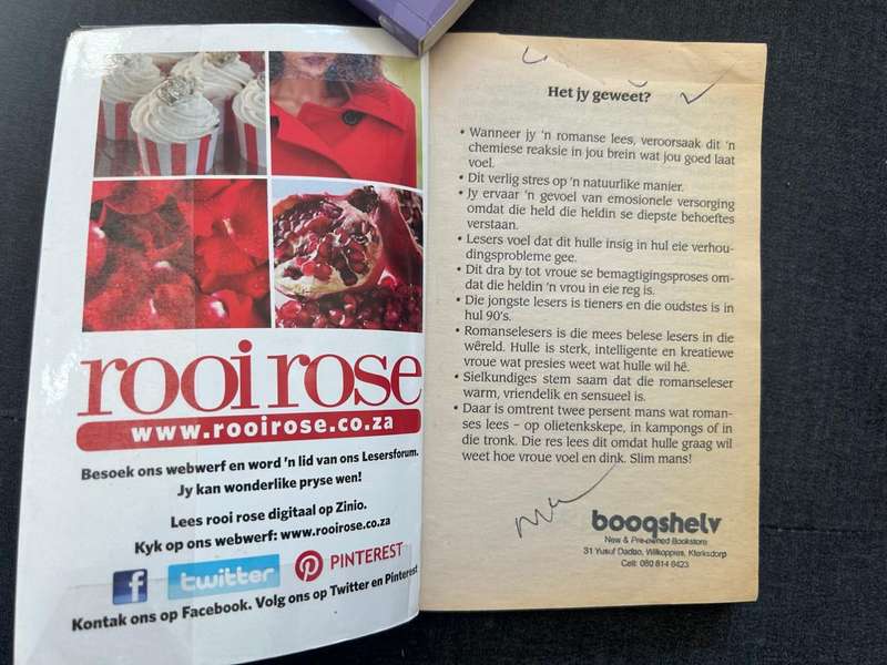 Romanza 4 verskillende boeke