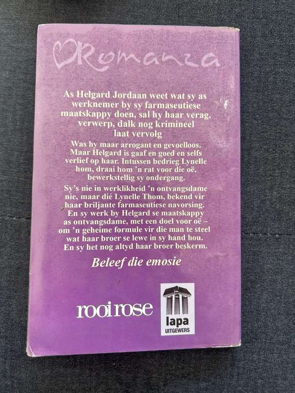 Romanza 4 verskillende boeke