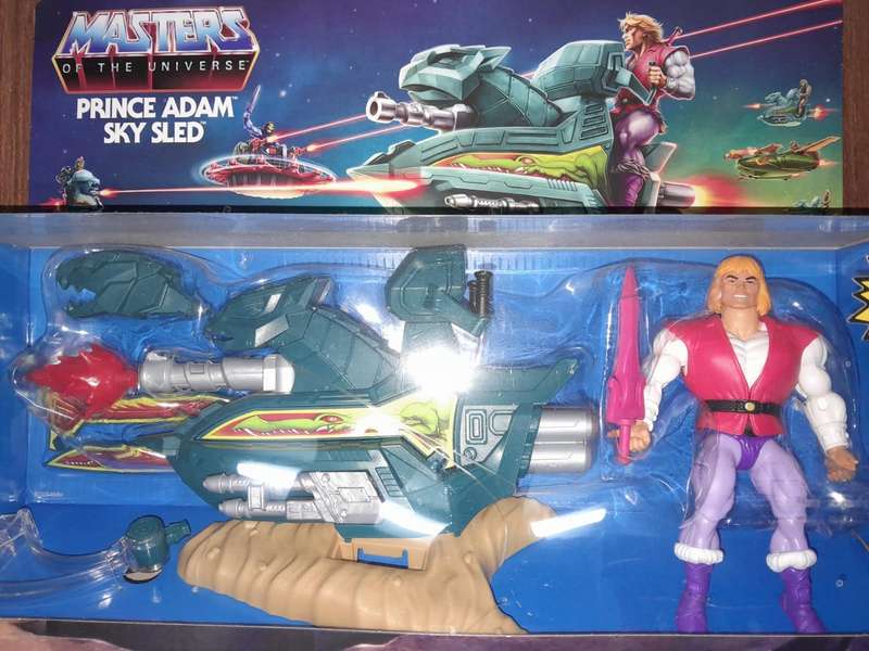 Masters Of The Universe Origins Prince Adam Sky Sled Action Figure (He-Man / He Man)