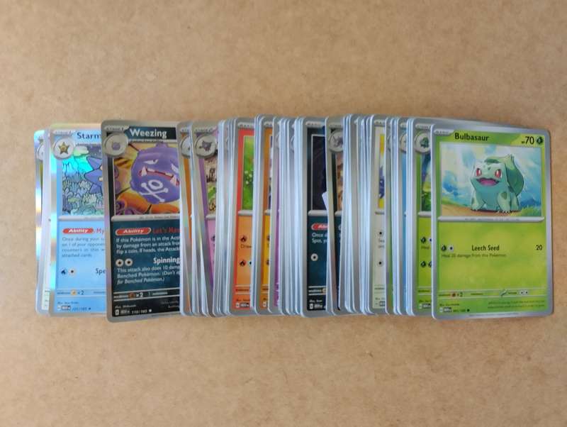 Pokemon Scarlet & Violet 151 Base Set - 153 cards total, Excludes EX's