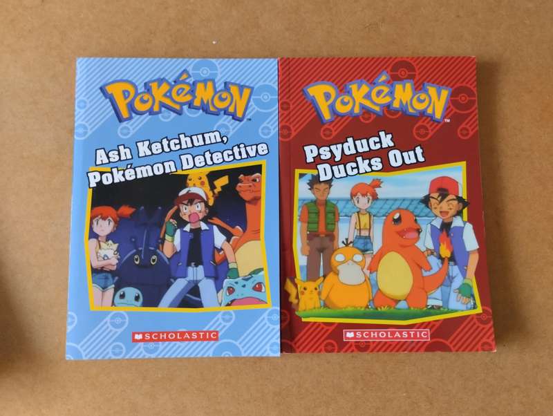 Pokemon Vintage Scholastic Book Bundle Of 5 Books 1999