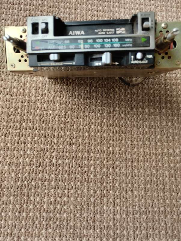 Vintage Aiwa car FM/AM radio cassette stereo CTR-2050 YF (not tested, for parts)