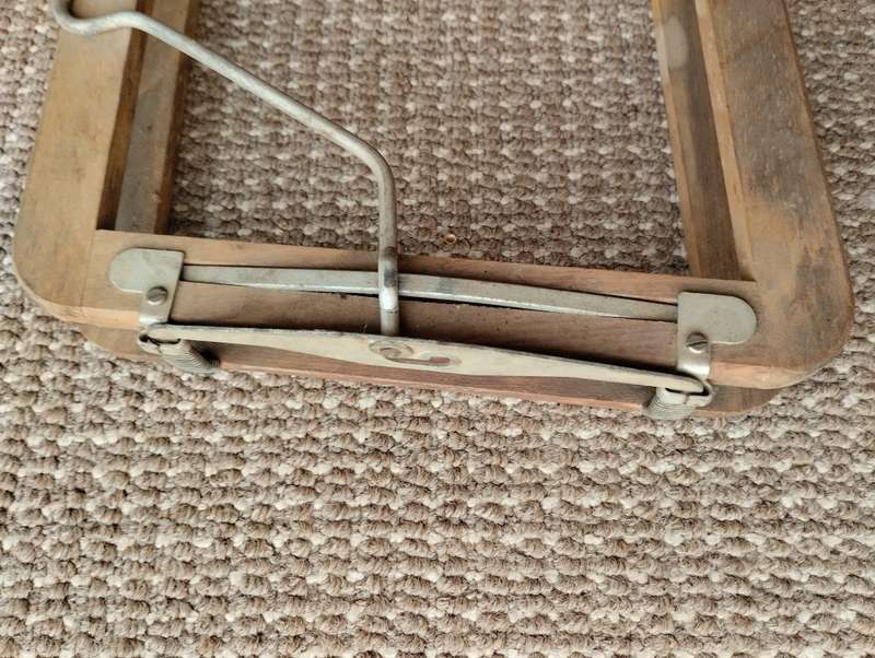 Vintage Tennis Racket Bracket Brace Wood