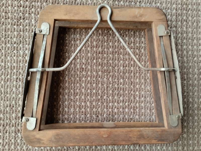 Vintage Tennis Racket Bracket Brace Wood