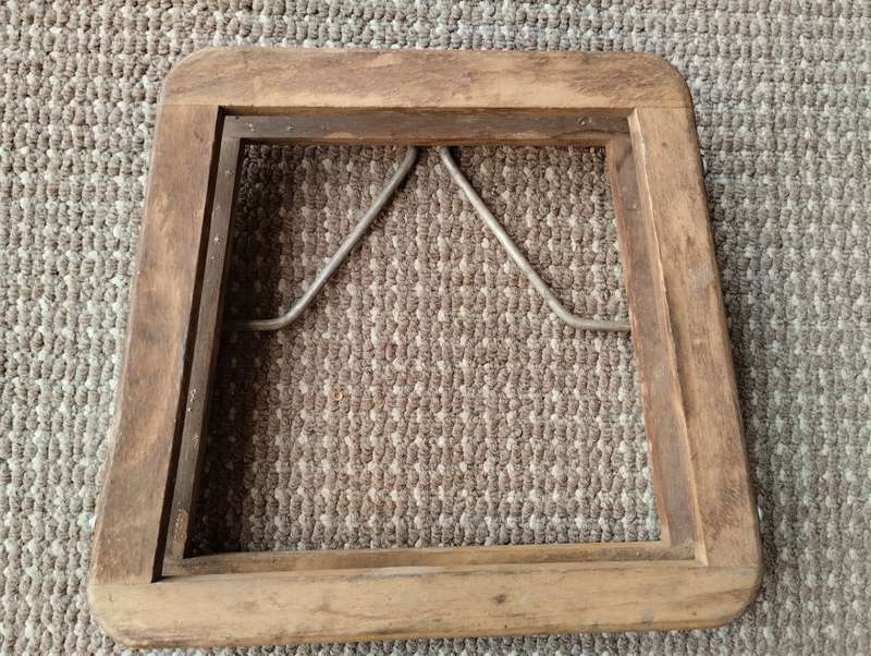 Vintage Tennis Racket Bracket Brace Wood