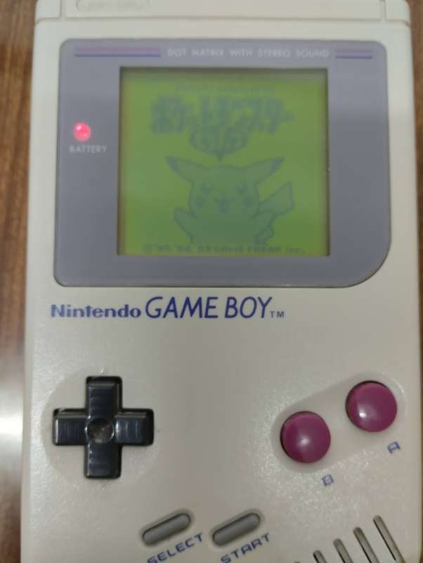 Game Boy Pocket Monsters Pokemon Yellow Pikachu Japan - tested and working