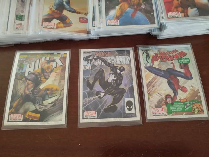 2023 Upper Deck Marvel Platinum Cover Variant Base Magazine Full Set 1-100 Spider-man Wolverine