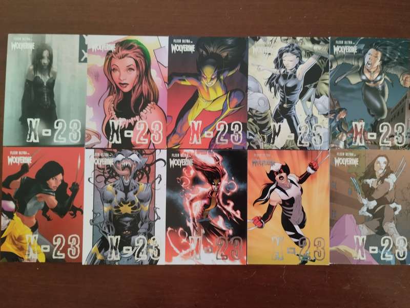 2023 Fleer Marvel Ultra Wolverine X-23 Full Set 1-10