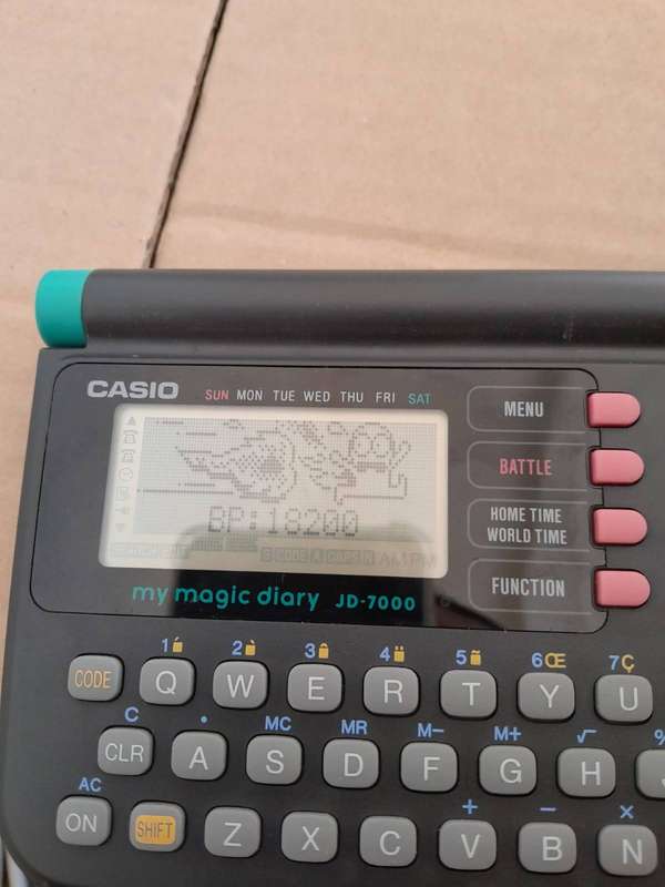 Vintage Casio my magic diary JD-7000 Tested and working!