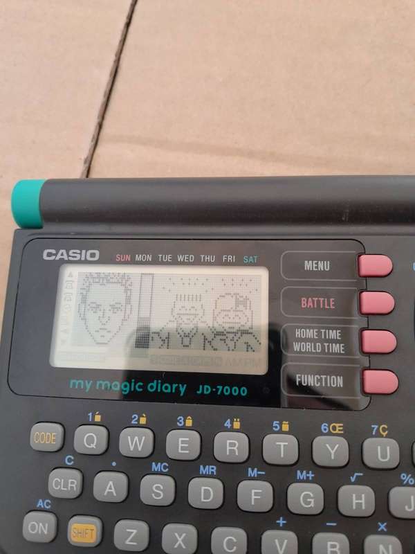 Vintage Casio my magic diary JD-7000 Tested and working!