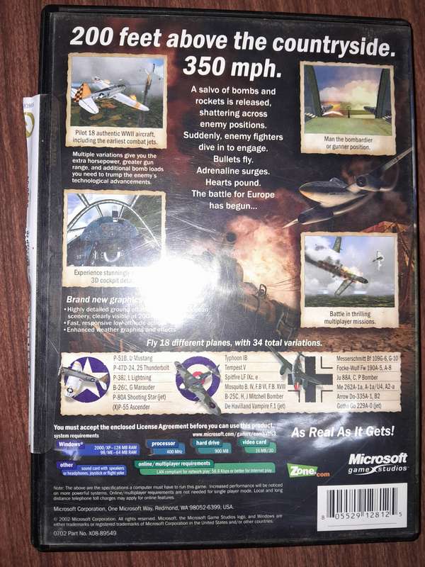 Microsoft Combat Flight Simulator 3: Battle for Europe