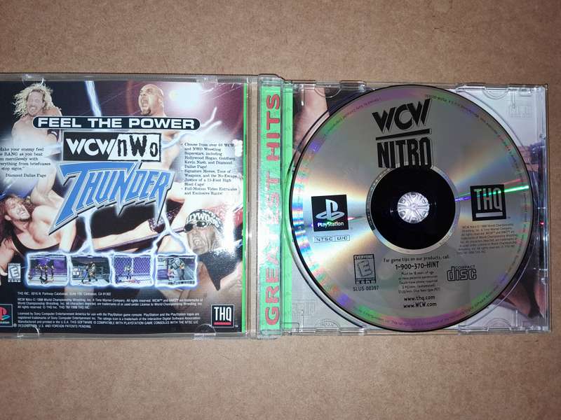 WCW Nitro (World Championship Wrestling) - Playstation 1 Game - NTSC Version