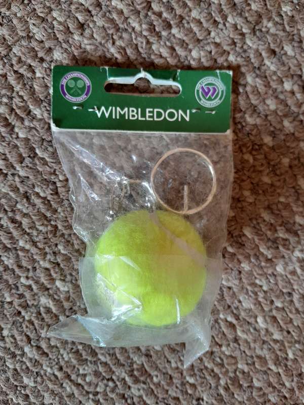 Wimbledon Tennis Ball Keyring