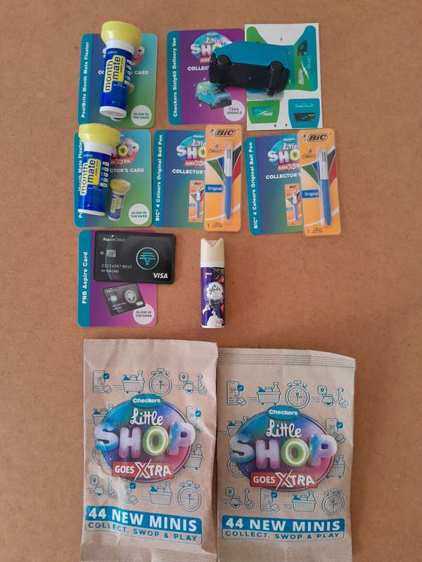 Checkers Minis Little Shop Goes Xtra (2 are Sealed , 9 in Total)