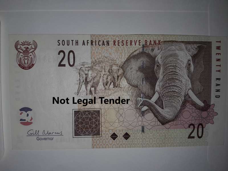 B1 - South Africa RSA R20 Note Gill Marcus Series